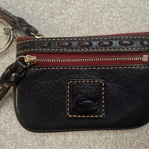 Dooney and Bourke Navy Florentine Small Coin Case